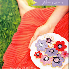 Poppy-Shaped Lemon Cookies
