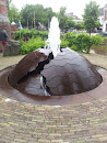 Roestige fontein
