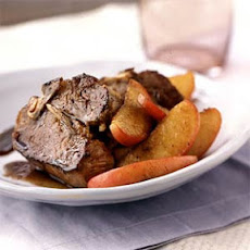 Lamb Chops with Sautéed Apples