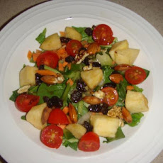 Colorful Vegetarian Spinach Salad
