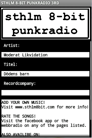 STHLM 8-BIT PUNKRADIO V.3