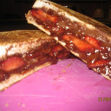 Strawberry Chocolate Hazelnut Toasties