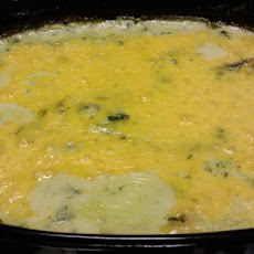 Spinach and Potato in Cream Sauce