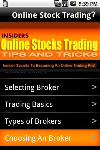 Insiders Online Stocks Trading