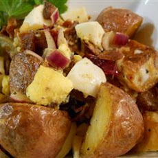 Roasted Potato Salad with Balsamic-Bacon Vinaigrette