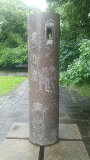 Granite Column Sculpture
