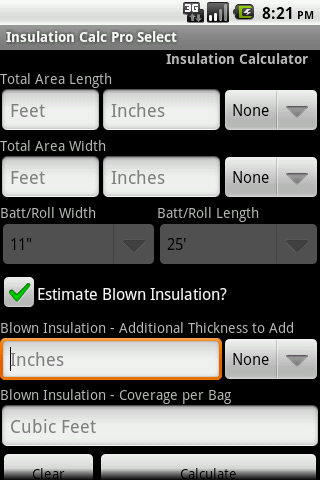 Insulation Calc Pro Select