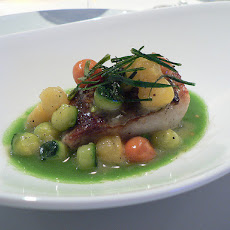 Rockfish with Tomatoes, Capers, Lemon, Artichokes, and Fennel