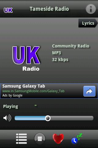 uk-radio-lite for android screenshot