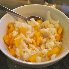 Mango-Coconut Rice Pudding