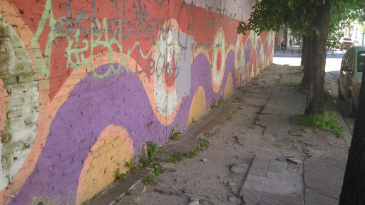 Mural Ondas De Colores 