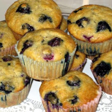 The Best Blueberry Banana Muffins