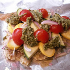 Pesto Chicken Grill Packets