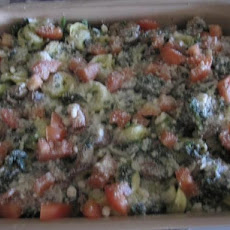 Creamed Spinach and Tortellini Casserole