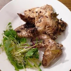 Chicken Wings With Lemon and Cracked Pepper
