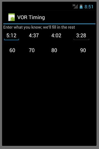 ILS or VOR Timing Calculator