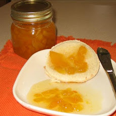 Microwave Peach Jam With Orange Liqueur