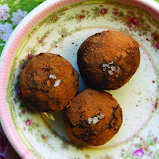 Chocolate and Black Pepper Goat Cheese Truffles