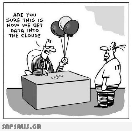 ARE You SURE THIS I5 HOW WE GET DATA INTo THE CLoUD? 