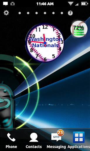 【免費個人化App】Washington Nationals Clock Wid-APP點子