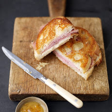 Ham-and-Manchego Panini with Dipping Sauce