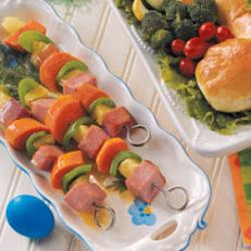 Holiday Ham Kabobs