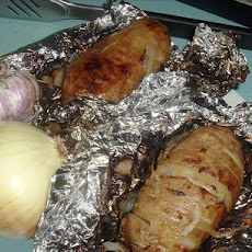 Bbq Potato With Onion & Garlic