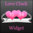 Love Digital Clock mobile app icon