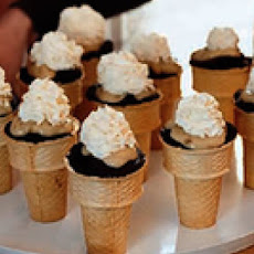 Banana Chocolate Cones
