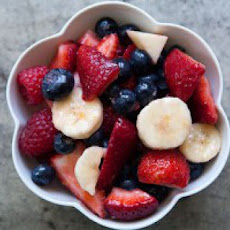 Mixed Berry and Banana Fruit Salad