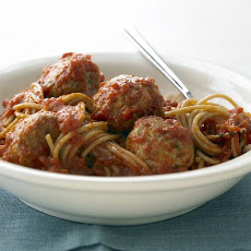 Whole-Wheat Spaghetti with Turkey Meatballs