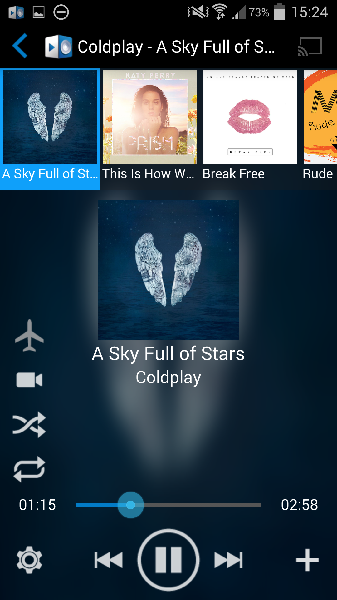 Android application YOUZEEK Free Music Streaming screenshort