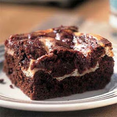 Raspberry-Cream Cheese Brownies