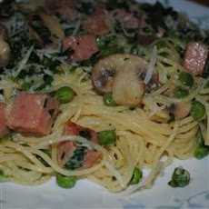 Hurry-Up Ham Carbonara