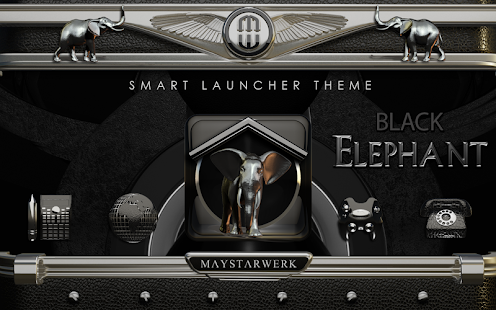 How to get Smart Launcher theme Black Ele 2.02 unlimited apk for bluestacks