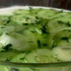 Cucumber and Onion Salad