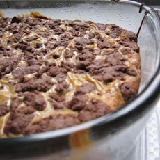 Peanut Butter Brownies Using a Cake Mix!