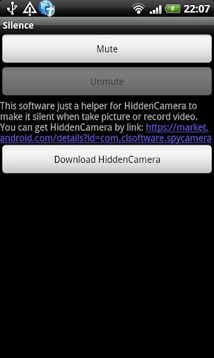 Silent Camera Mute Camera