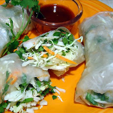 Shrimp Spring Rolls With Hoisin Dipping Sauce