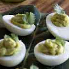 Guacamole Deviled Eggs