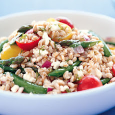 Farro Salad with Peas, Asparagus, and Feta