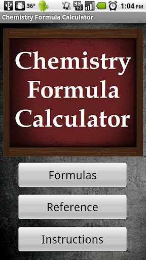 Chemistry Formula Calculator