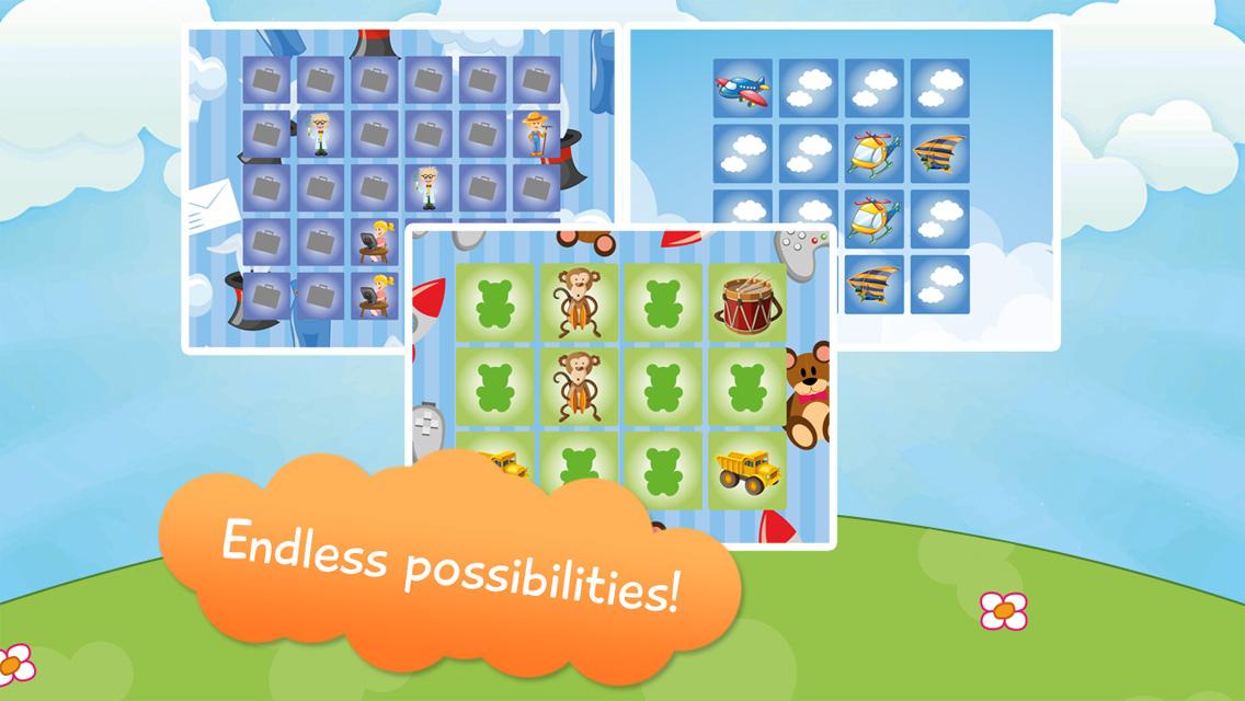 Android application Kids Memory Game Planes screenshort