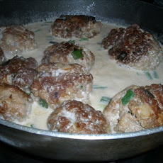 Lions' Heads With Spicy Coconut Sauce