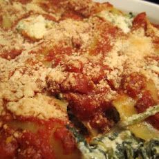 Kittencal's Spinach & Four-Cheese Manicotti (Vegetarian)