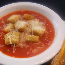 Quick Creamy Tomato Soup With Herbs