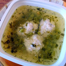 Chicken-Tofu Meatball Miso Soup