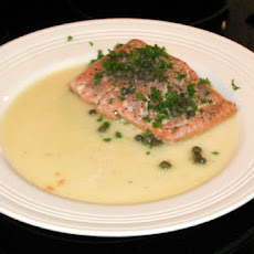 Pan-Poached Alaskan Salmon Piccata