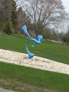 Blue Sculpture
