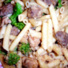 Pasta With Chicken Sausage and Broccoli